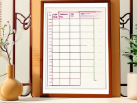 产后复查时间线记录表